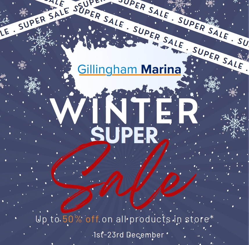 Gillingham Marina Chandlery Sale, 123 Dec Medway and Swale Boating