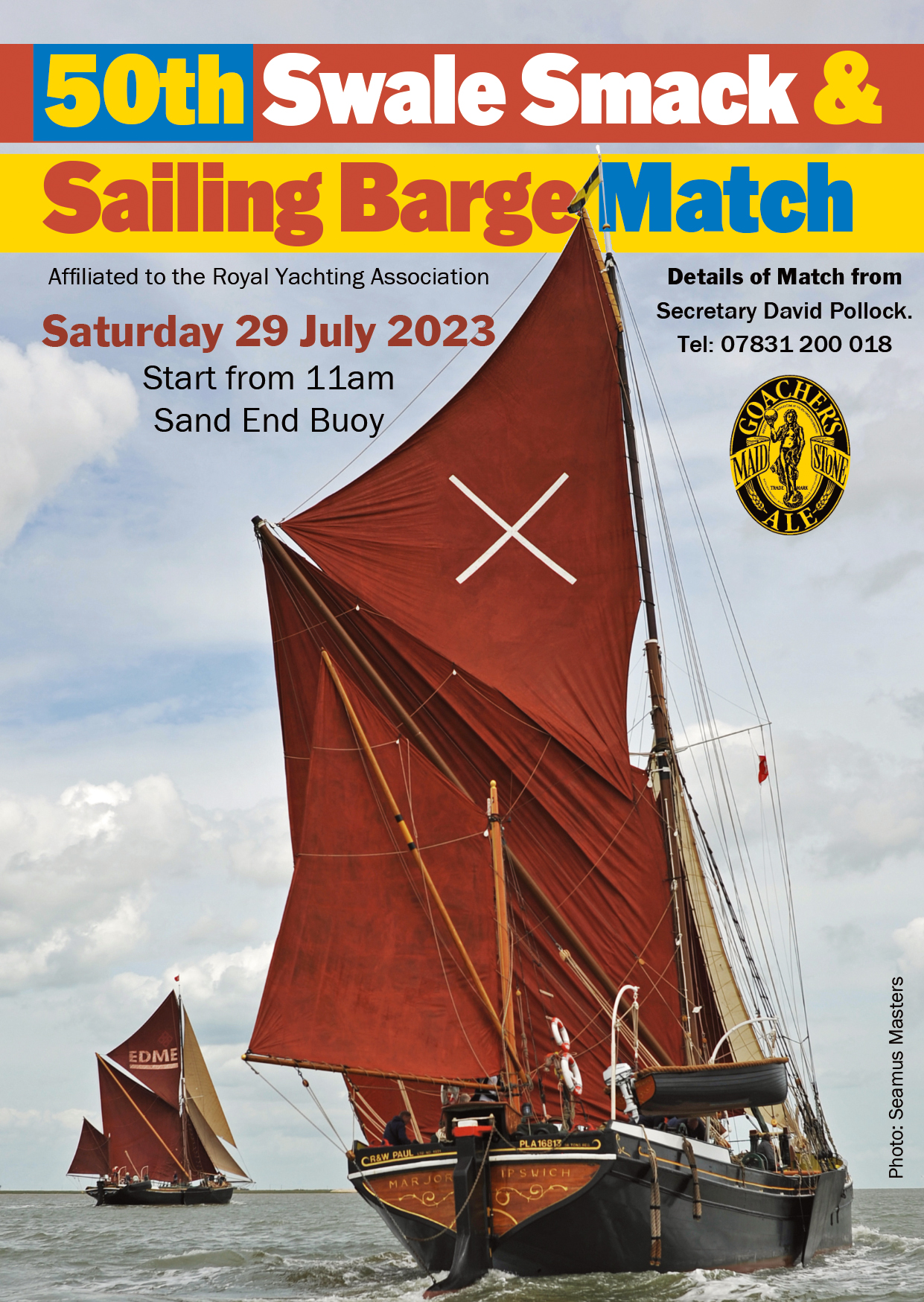 Swale Smack & Barge Match, 29 July 2023 Medway and Swale Boating